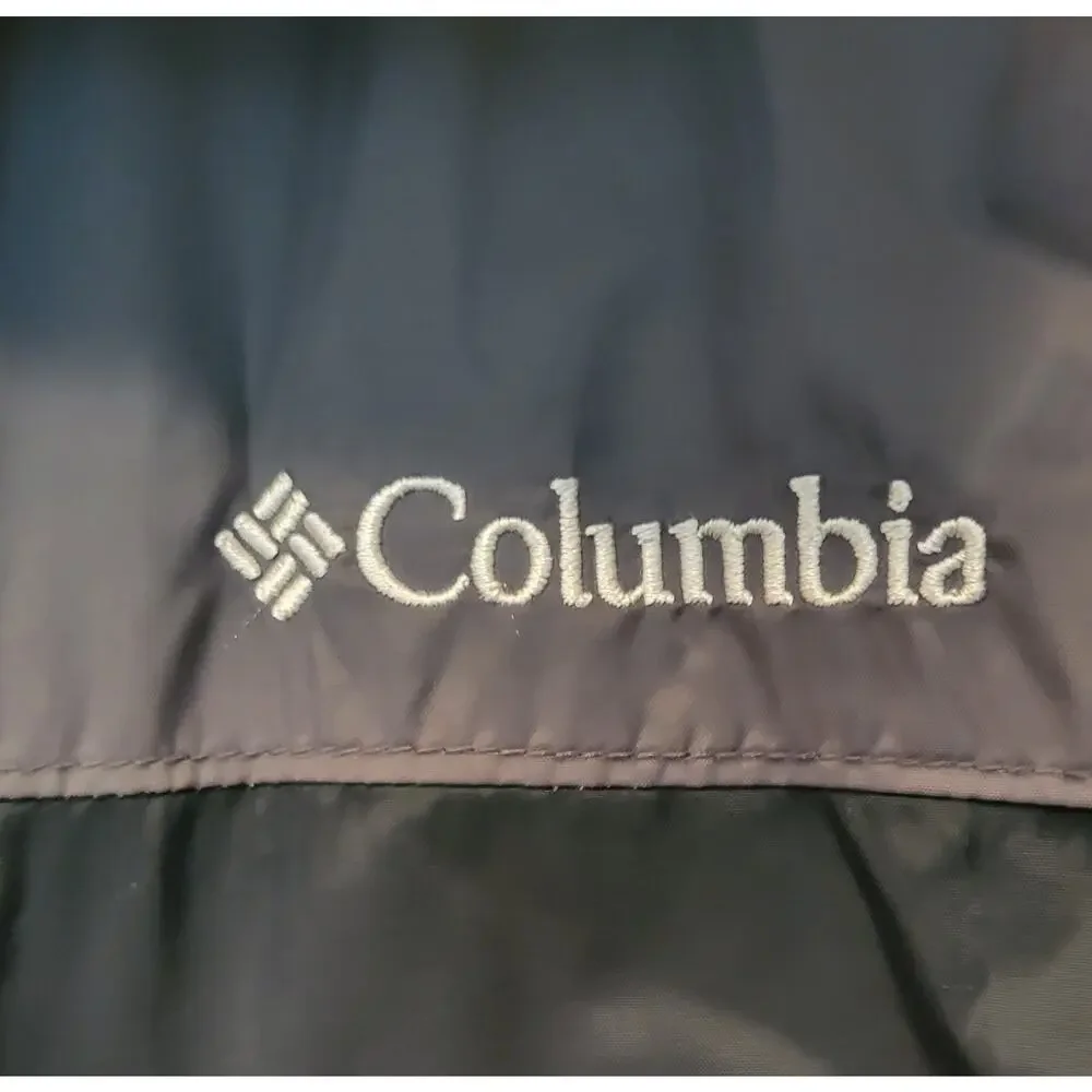 Columbia Men’s Size XXL Full Zip Black & Gray Lightweight Jacket Zip Pockets